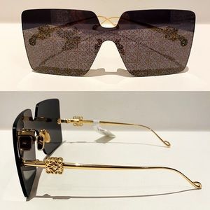 Brand new LOEWE Oversized Monogram Oblique Square Rimless Sunglasses